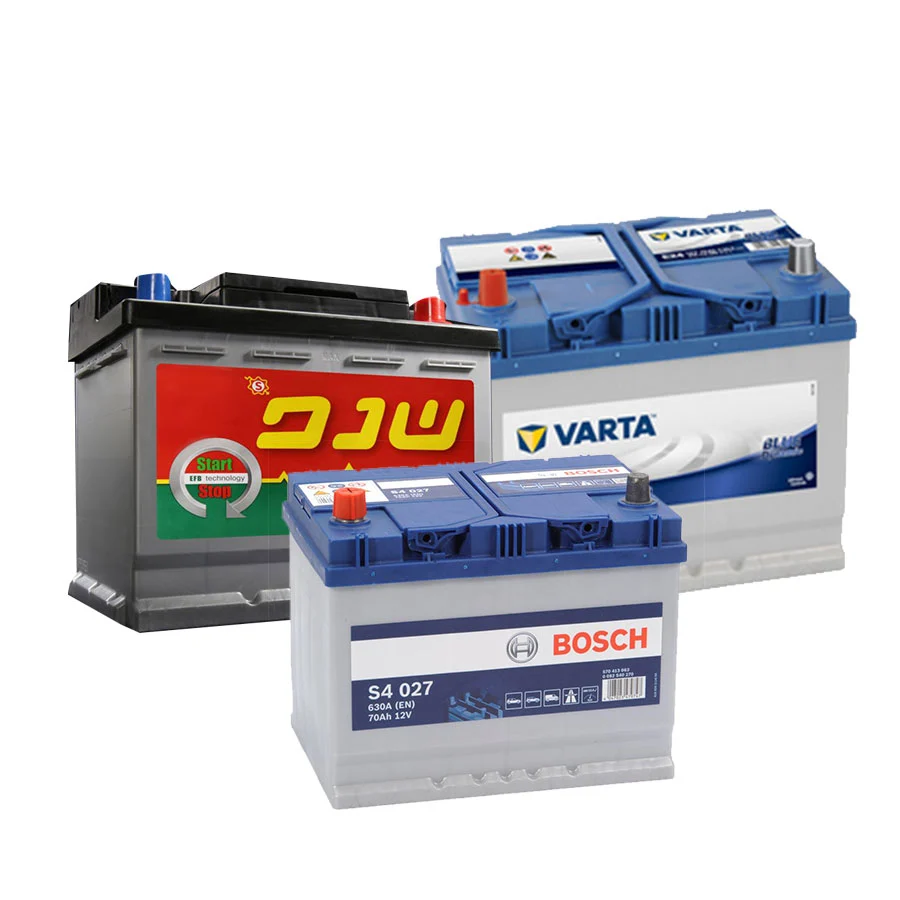 מצברים לרכב מוכנים להתקנה